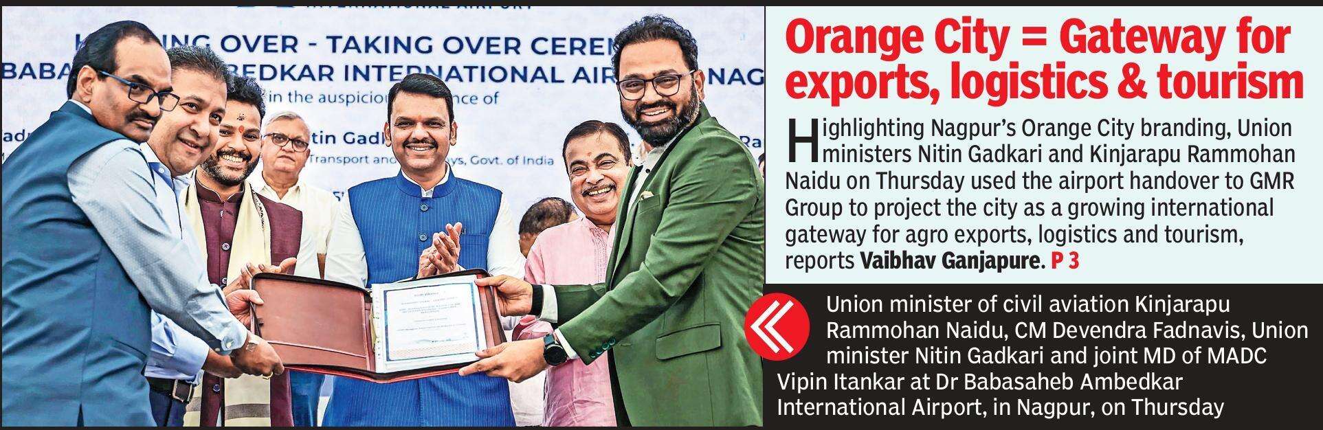 GMR In Cockpit, Nagpur Off To A Flying Start After 9yrs In Hangar
