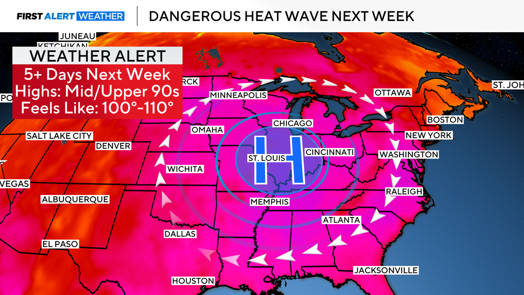 Chicago heat wave looms, with heat index pushing into triple digits for ...