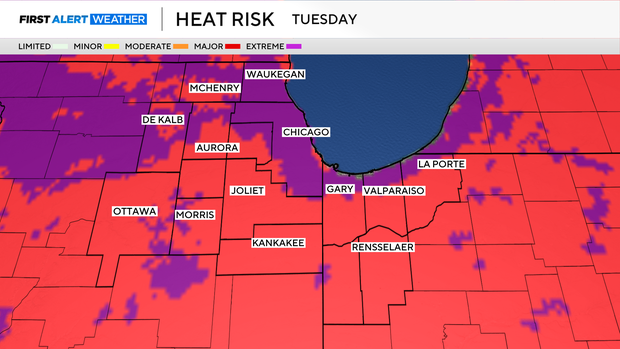 Chicago heat wave looms, with heat index pushing into triple digits for ...