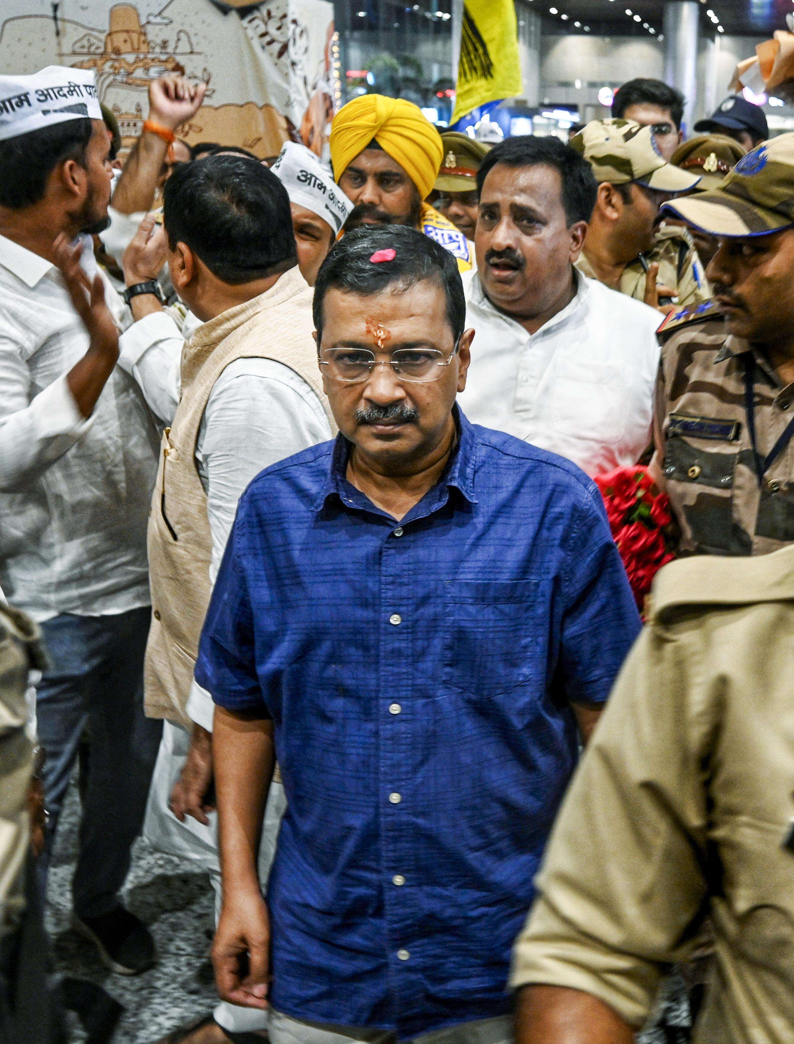 Ahead of Ayodhya visit, Kejriwal targets Ram Temple trust over donation theft