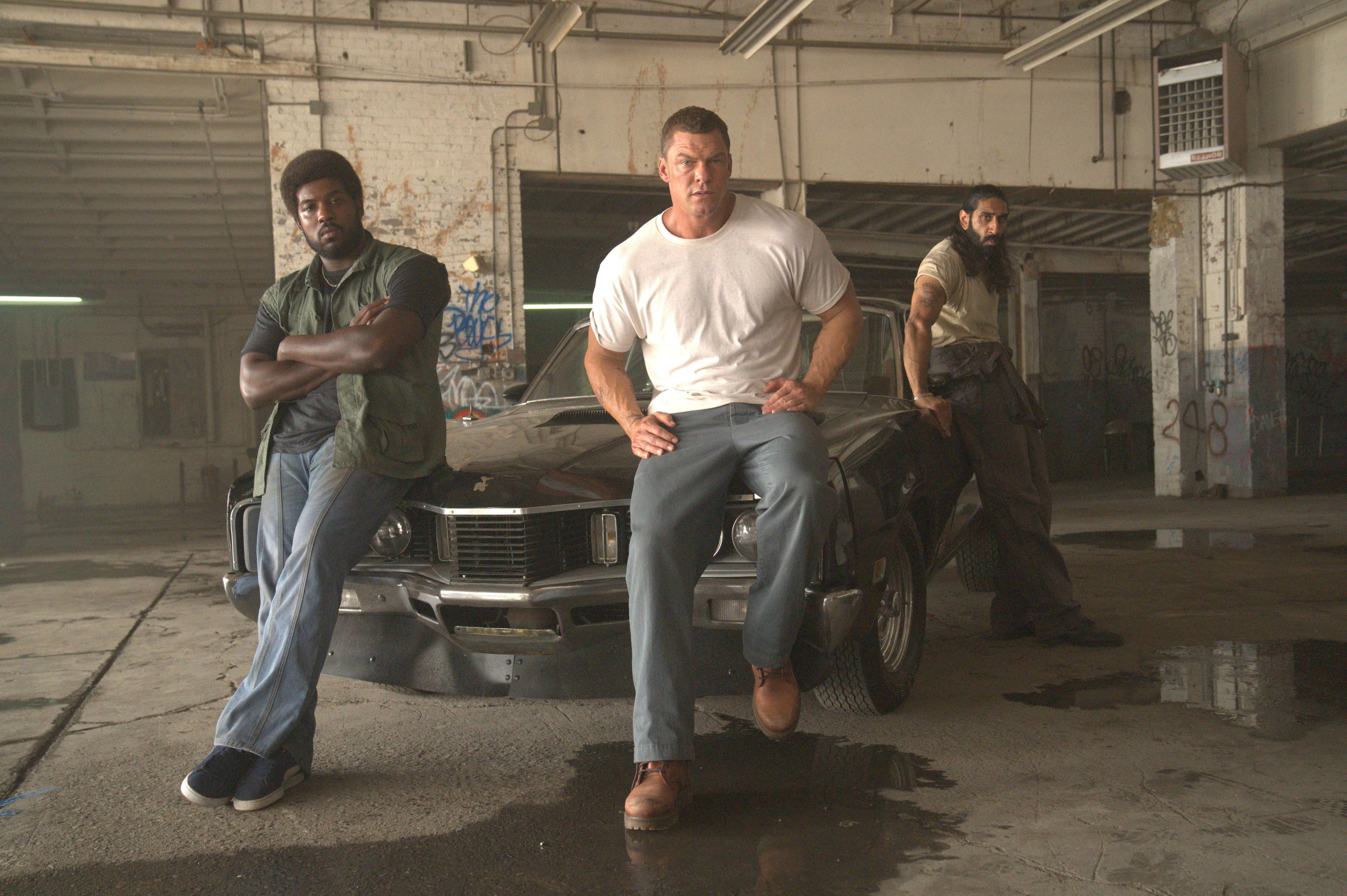 Lionel Boyce, Alan Ritchson and Amar Chadha-Patel in Potsy Ponciroli’s "Motor City." An Independent Film Company release.