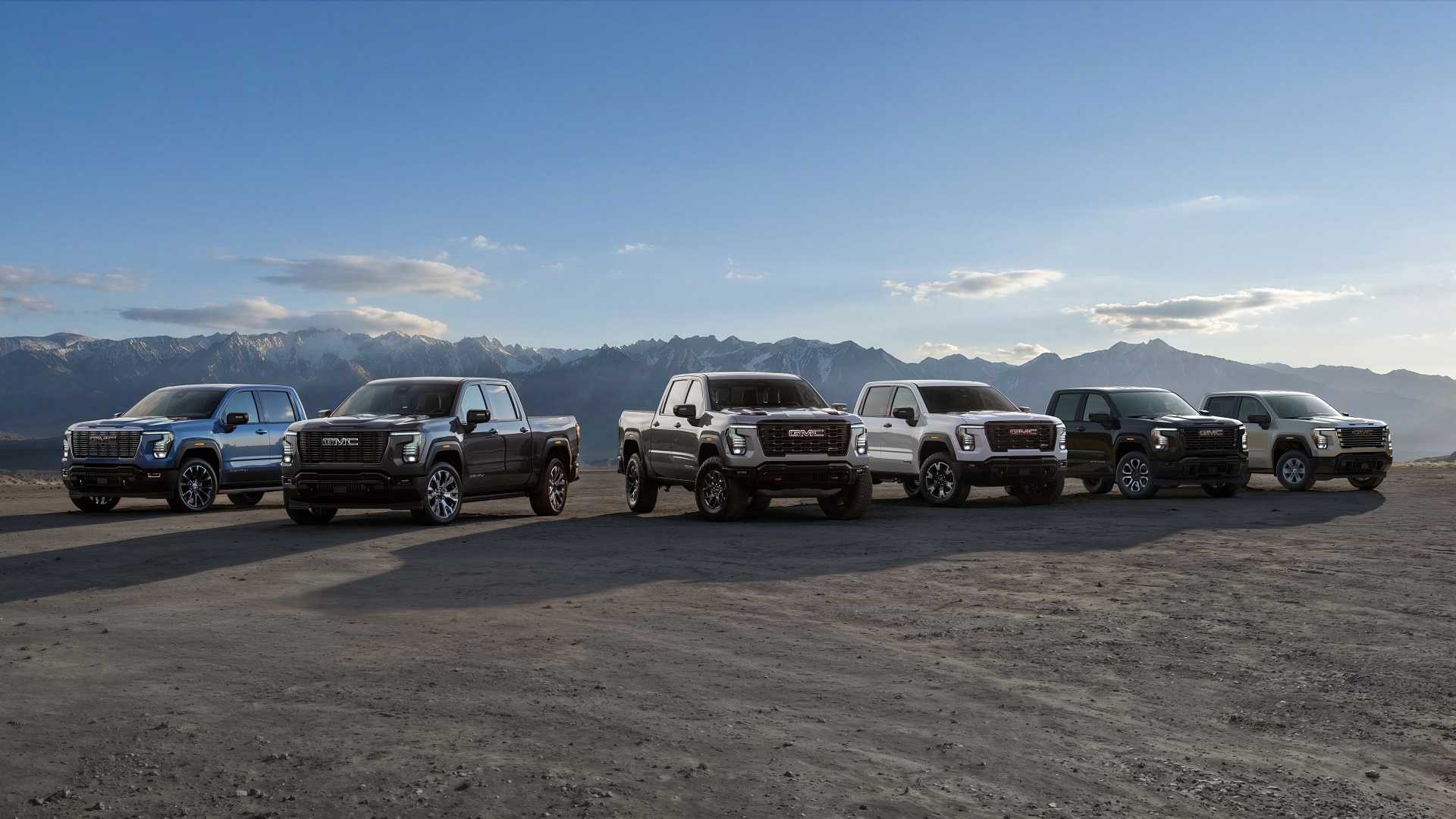2027 GMC Sierra 1500 All Trim Pack Shot