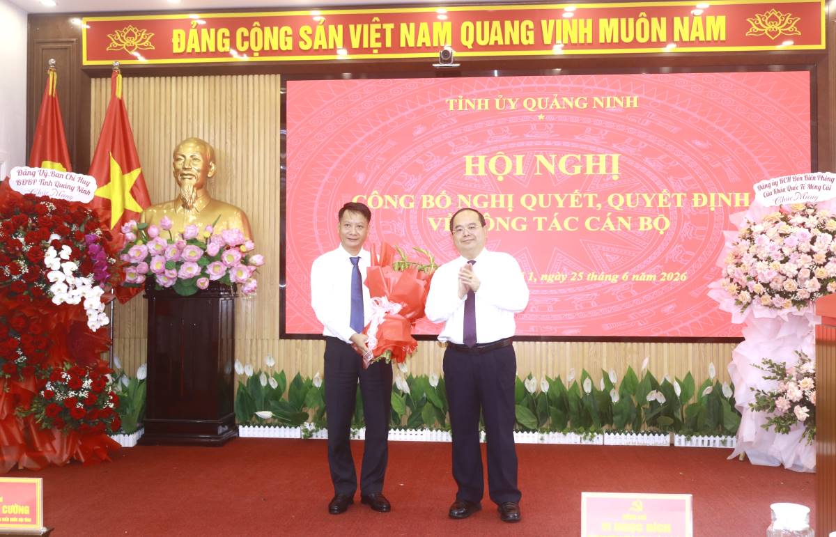 Quảng Ninh điều động một bí thư phường làm giám đốc Sở Công Thương