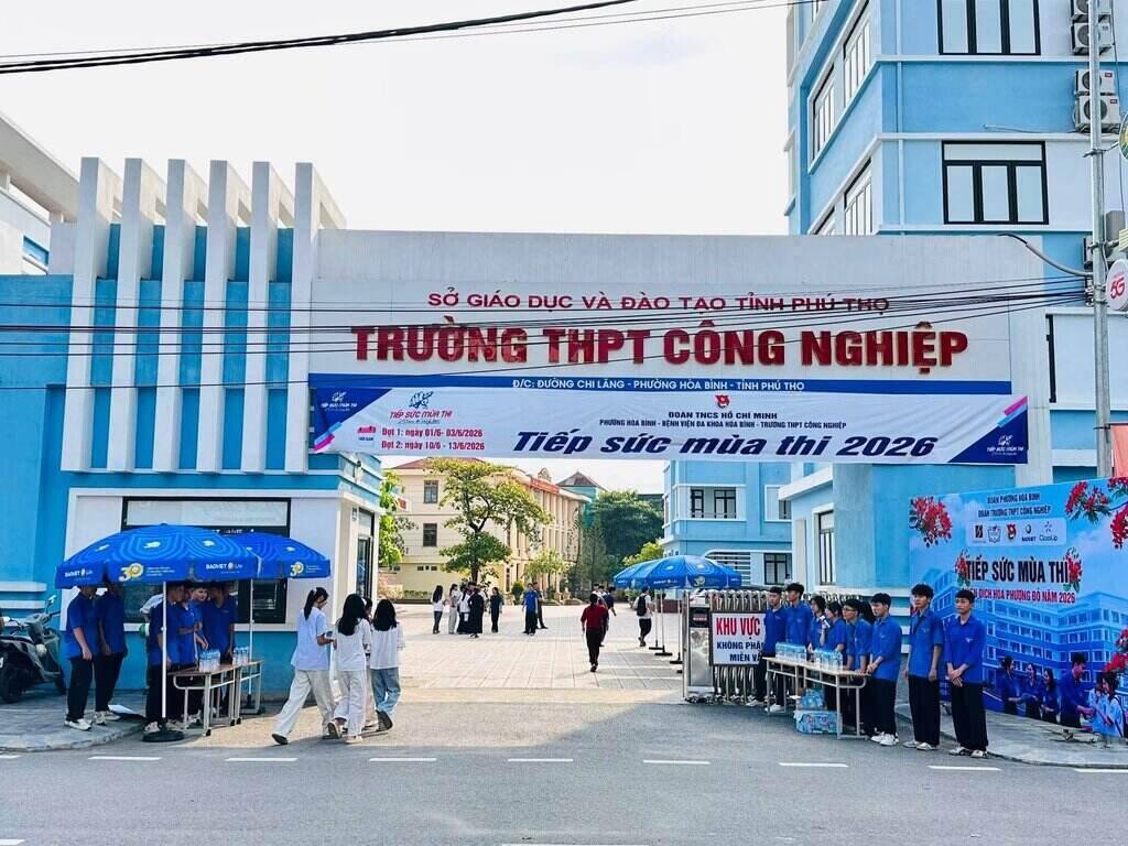 Điểm chuẩn vào lớp 10 Trường THPT Công nghiệp ở Phú Thọ