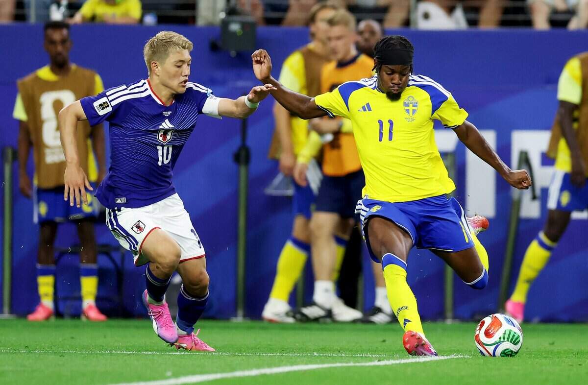 Sweden uses stunning equalizer to secure draw with Japan, spot in ...