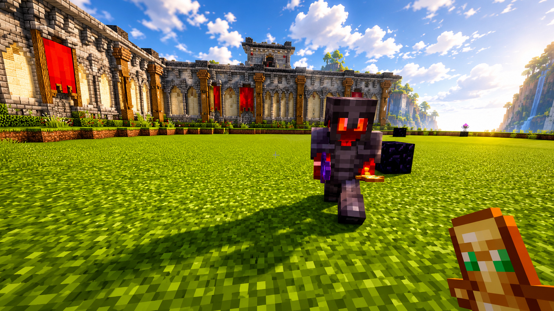 Learning advanced elytra mace combat techniques in Minecraft