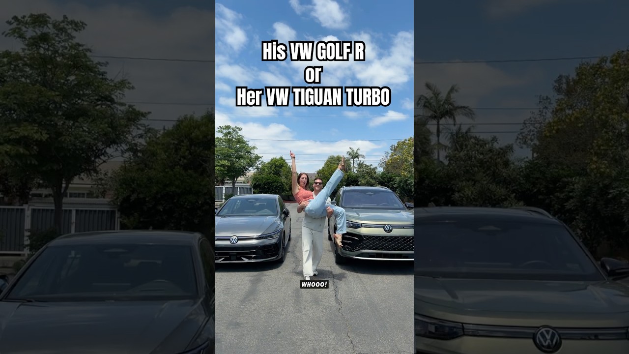 His VW Golf R or her VW Tiguan Turbo? #volkswagen #vw #volkswagengolf # ...