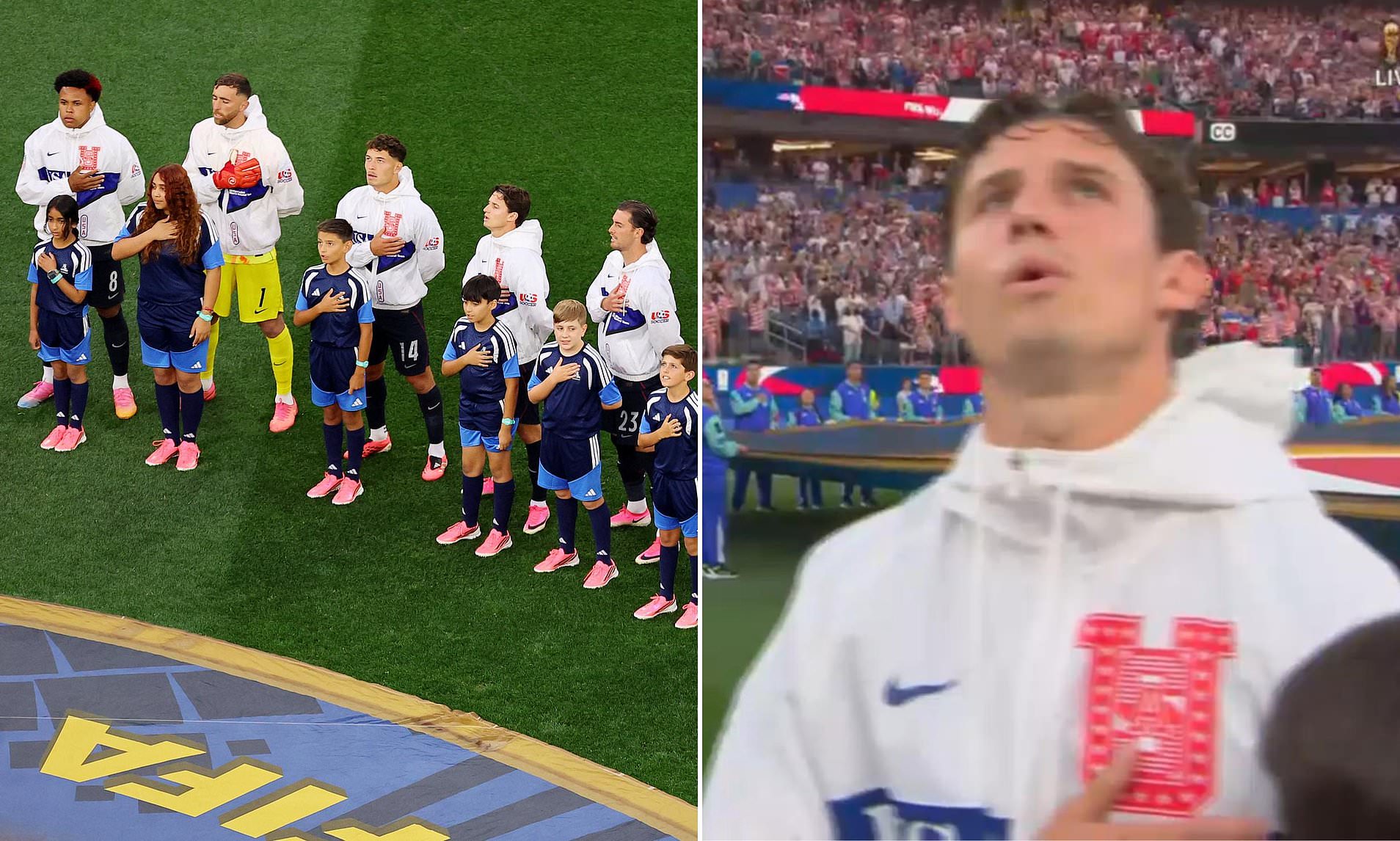 USA World Cup fans left baffled by another bizarre rendition of the national anthem: 'Horrid'