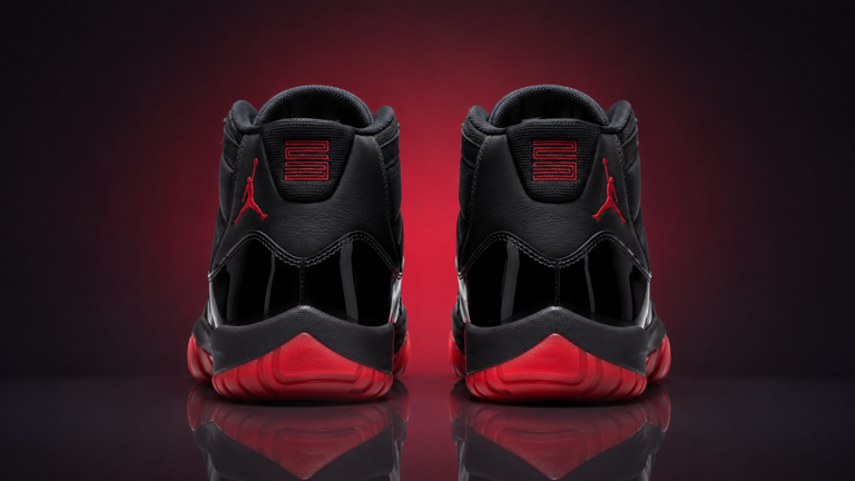 The Air Jordan 11 'Bred Red Bottom' concept that looks official