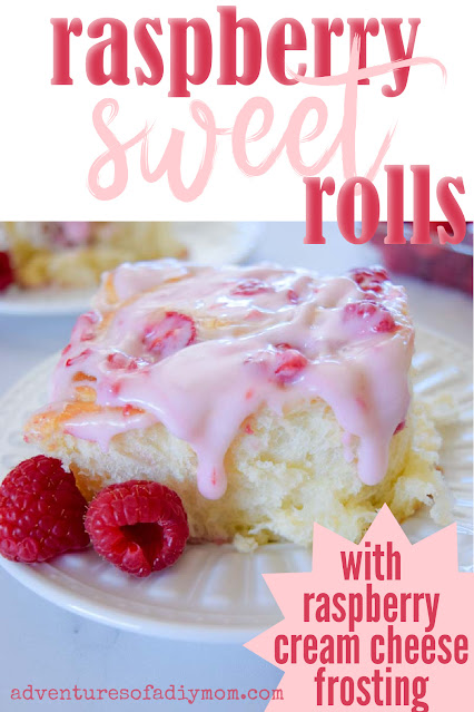 How to make the very BEST raspberry sweet rolls. With a raspberry cream cheese filling, juicy raspberries and topped with a sweet raspberry frosting, you won't be able to eat only one.