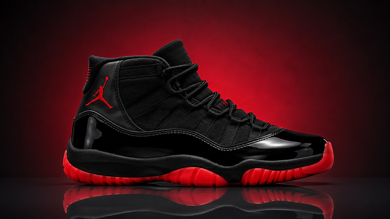 The Air Jordan 11 'Bred Red Bottom' concept that looks official