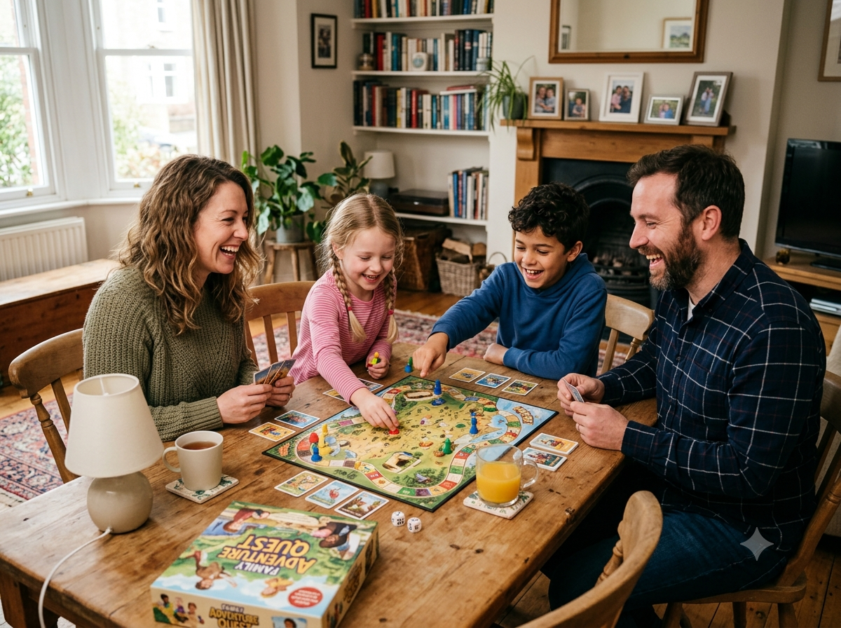 Psychology says parents who like to play board games at home with their ...