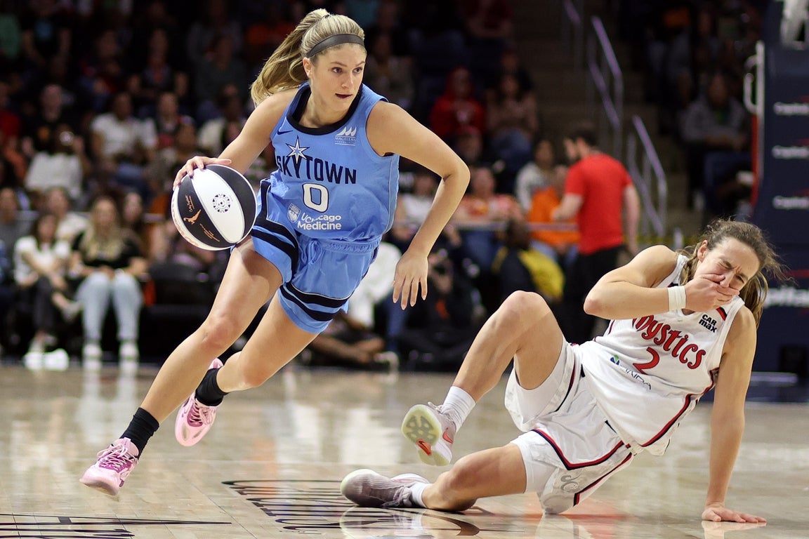 Jacy Sheldon, Ohio State Buckeyes fan favorite turned Chicago Sky guard ...