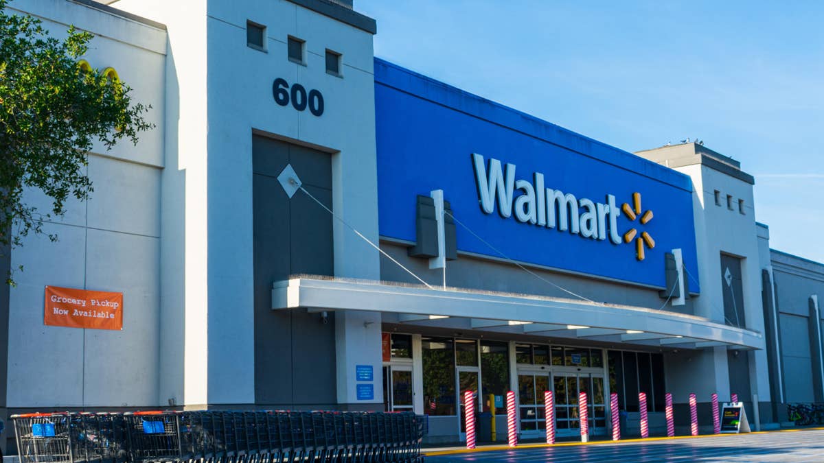 Walmart is selling a $110 farmhouse storage cabinet for just $60