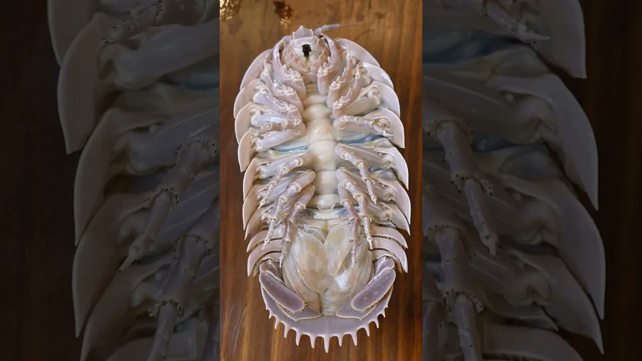The sea bug looked armored for war - then it became dinner