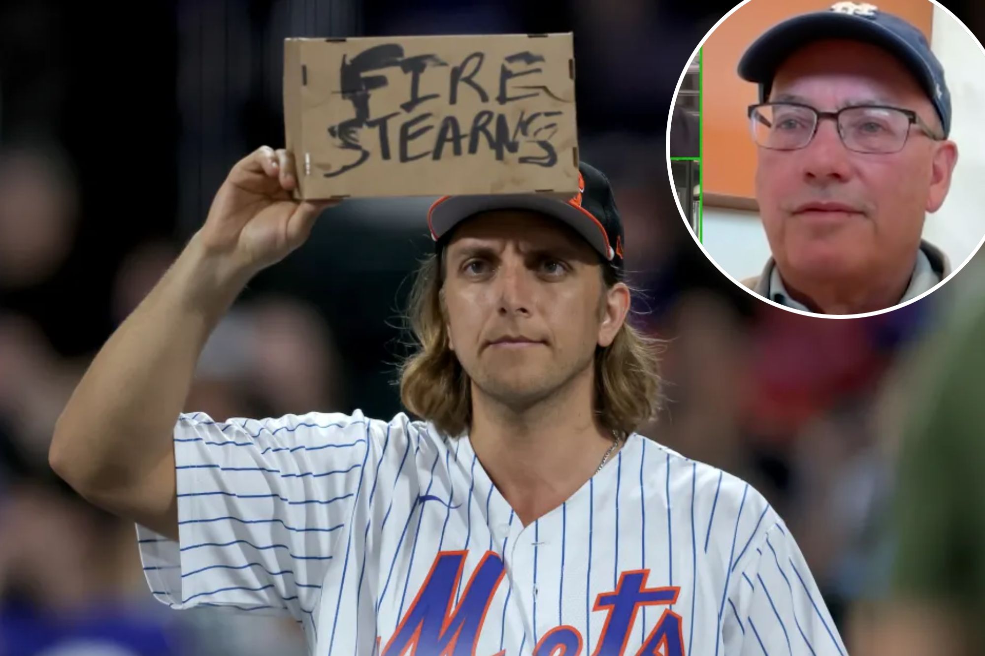 Steve Cohen explains why fan with 'Fire Stearns' sign earned Citi Field ...