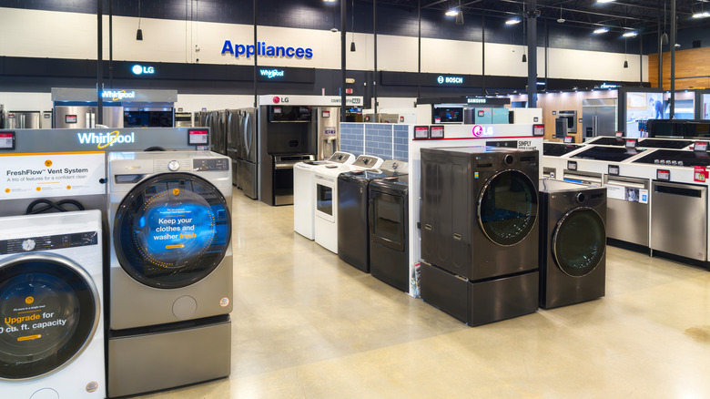 What happens to unsold or returned kitchen appliances at Best Buy?