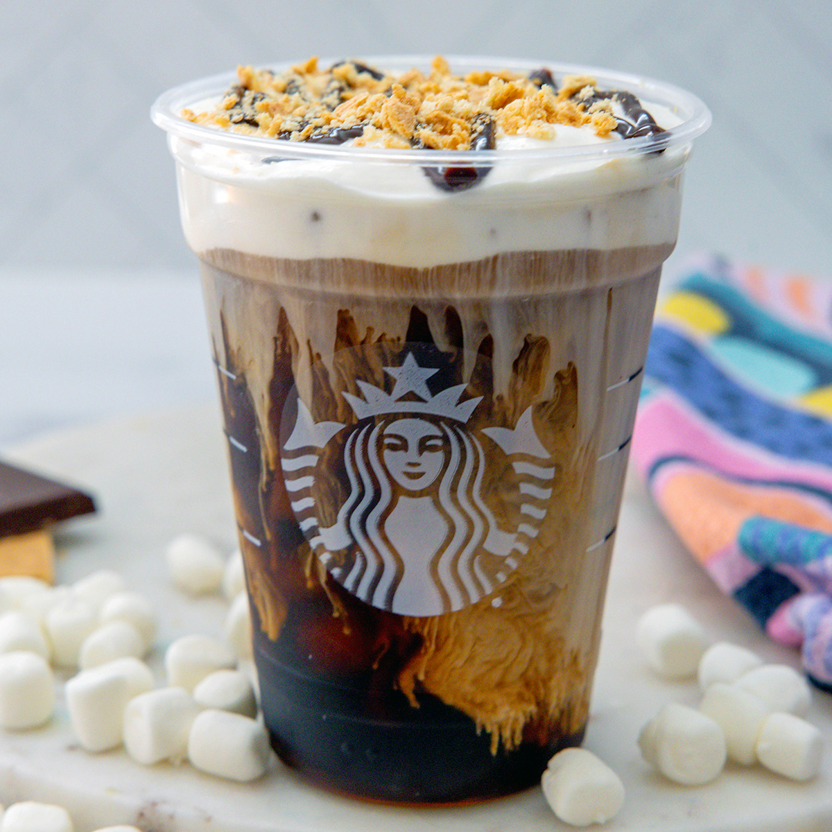 S'mores cold brew Starbucks copycat