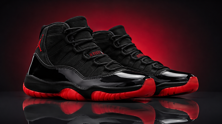 The Air Jordan 11 'Bred Red Bottom' concept that looks official