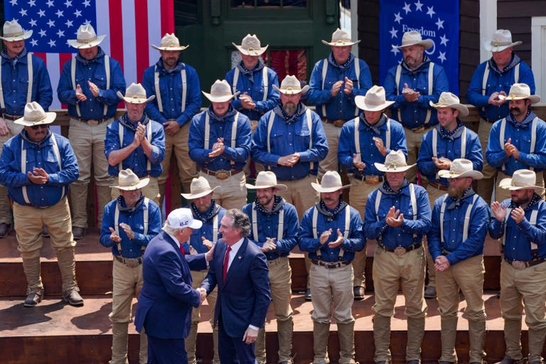 Trump honors 'freakin' wild life' of Teddy Roosevelt, interacts with AI ...
