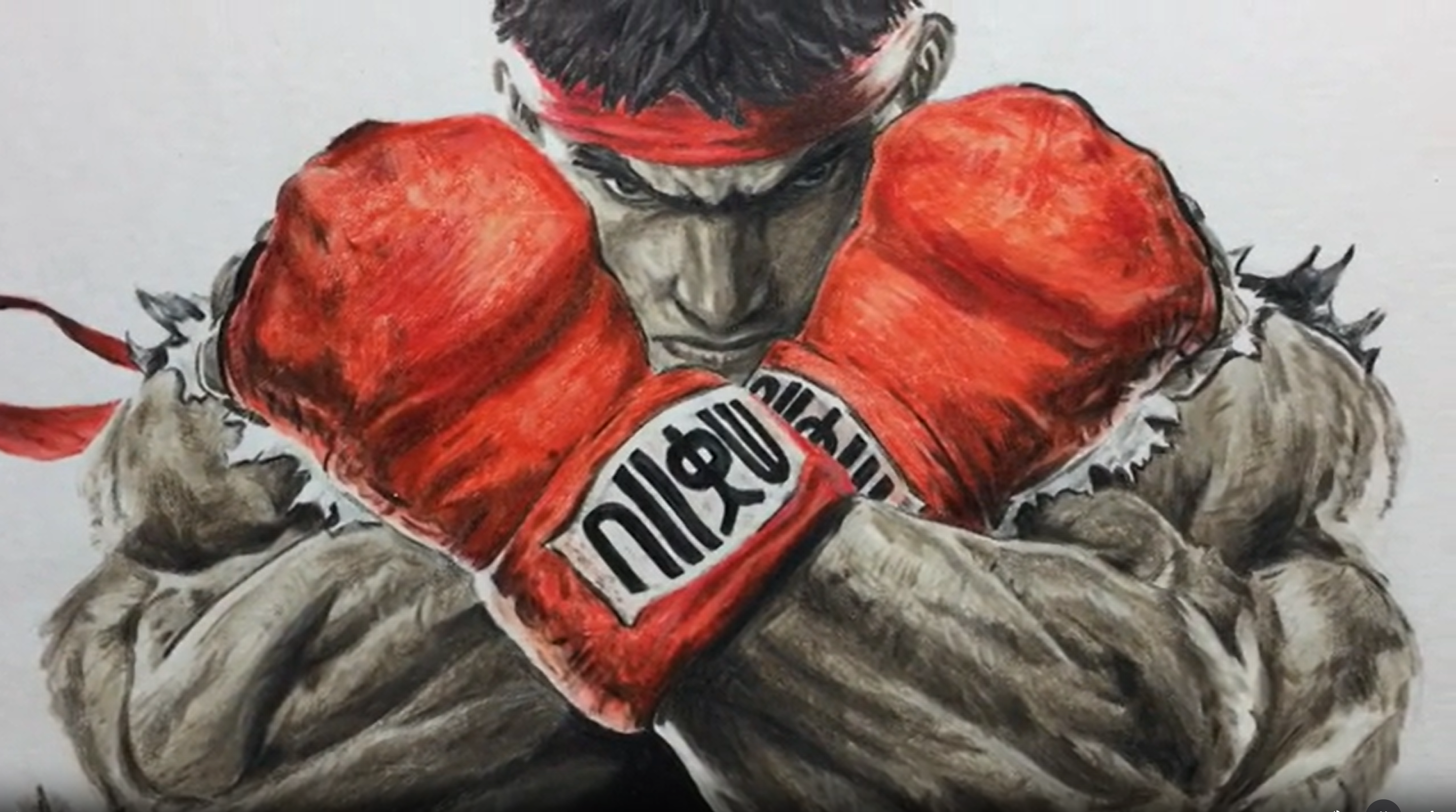 Ryu from Street Fighter drawn in a way you have to see to believe