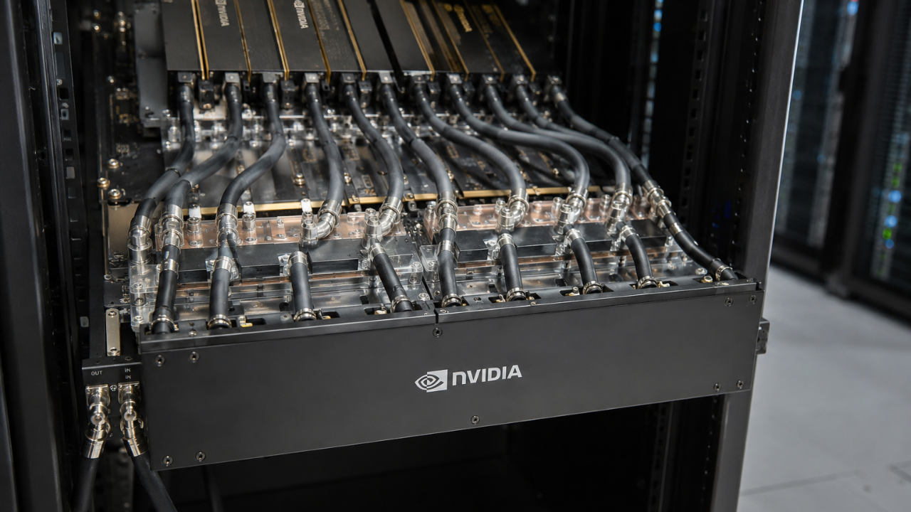 Nvidia's new liquid cooling system aims to cut AI data centre water use ...