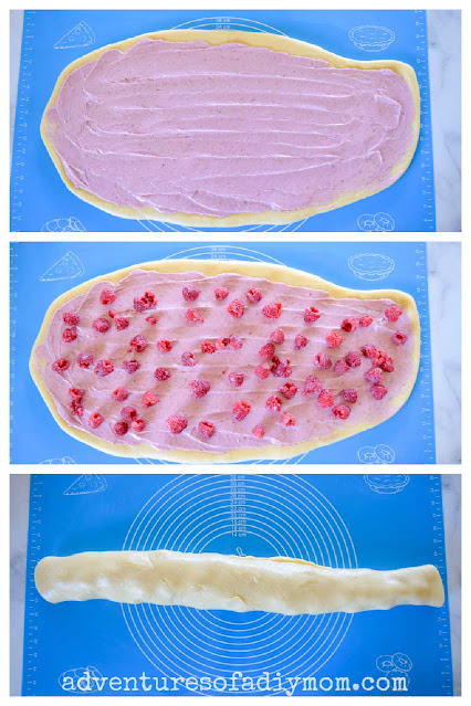 How to make raspberry rolls