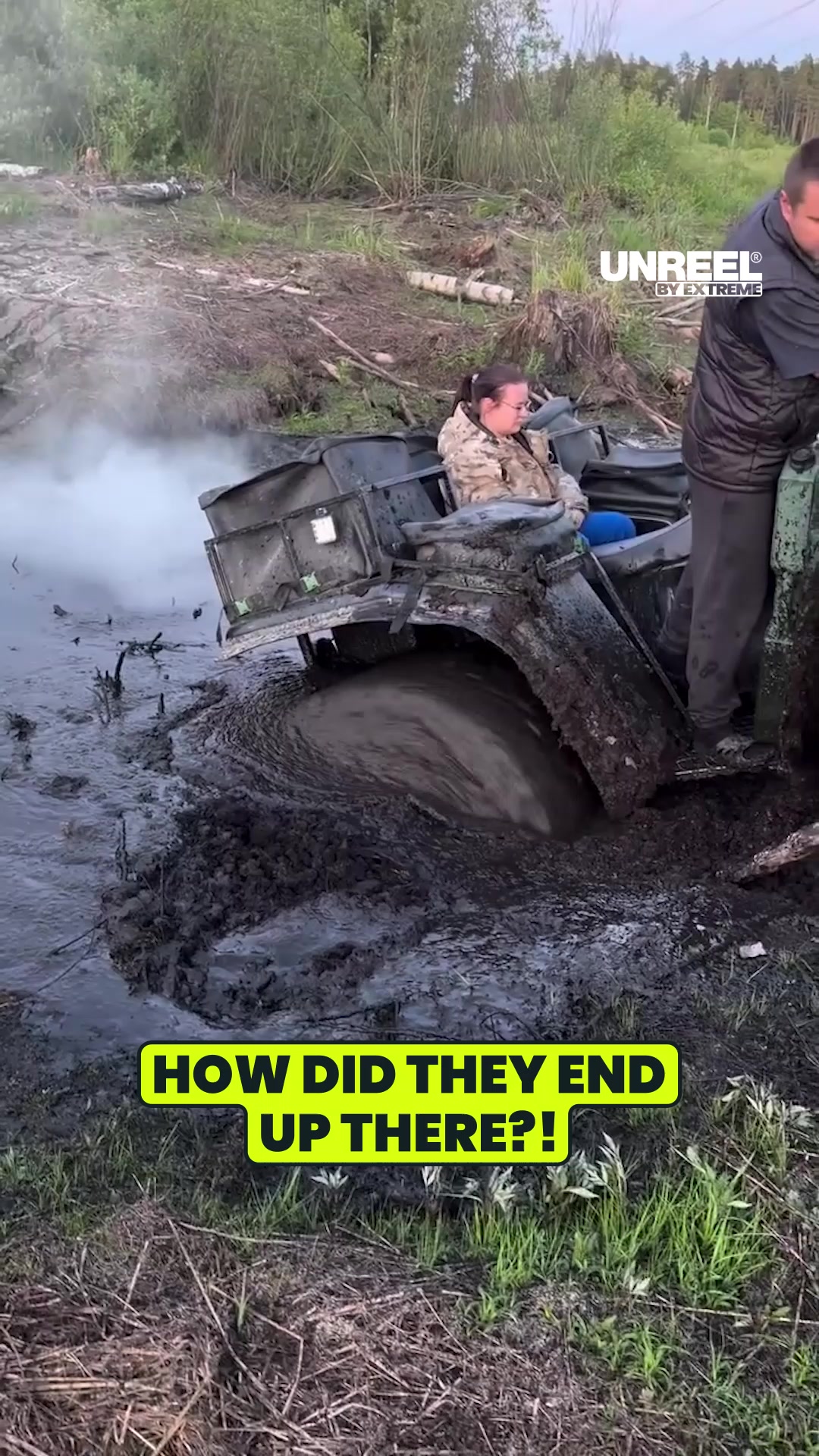 ATV rescue mission: Massive quad stuck in deep mud pit | Unreel by Extreme