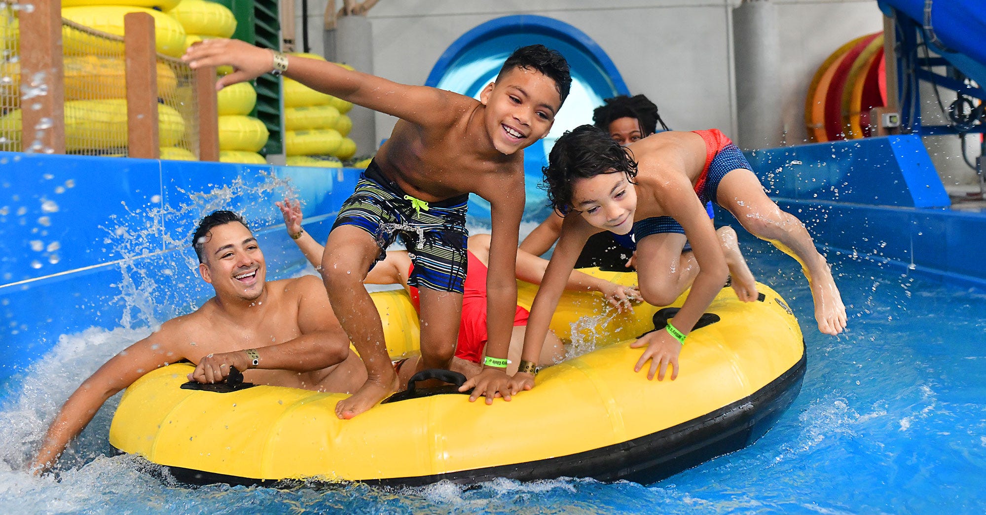 This 84-degree indoor water park resort makes family trips easier