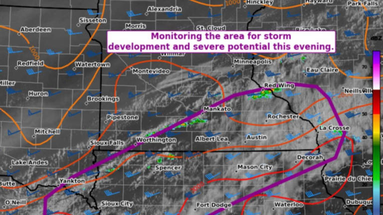 Severe thunderstorm watch issued: Threat from damaging winds, large ...