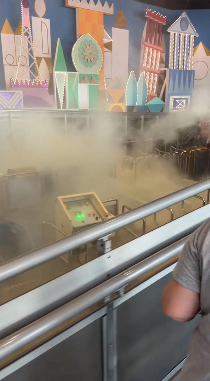 Fire forces iconic Disney ride to shutdown as smoke fills room