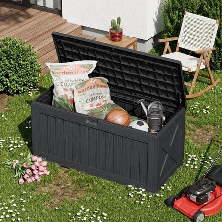 Walmart has a 'sturdy' 120-gallon outdoor storage box on sale for ...