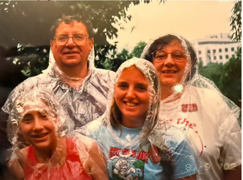 Robert and Angie Penna with daughtersRobin and Angela at the Beijing Zoo in 2002.
