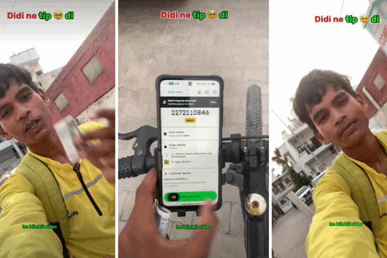 ‘Thank you, Didi’: Blinkit rider gets Rs 500 tip on Rs 15 order, says ...