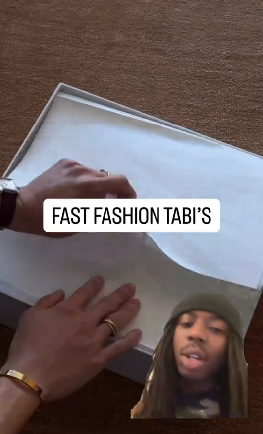 Fast fashion brands are making tabis now