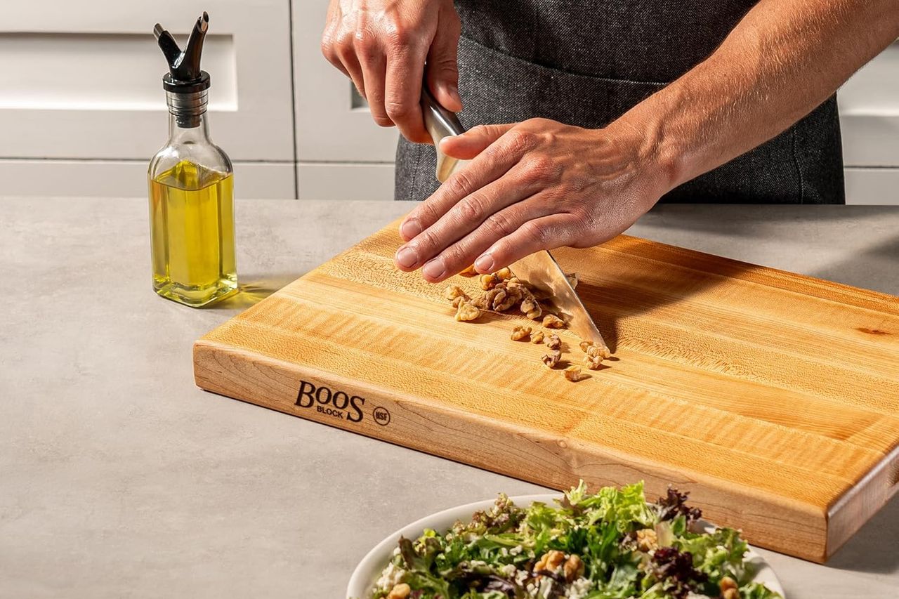 John Boos R-Board Series Rectangular Wooden Maple Cutting Board