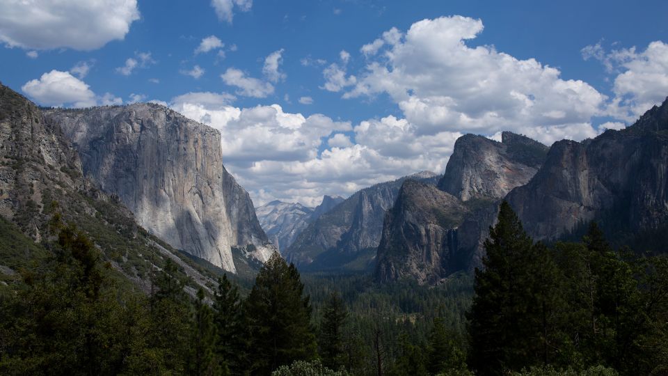 A view of El Capitan, Half Dome and the Three Brothers in Yosemite National Park. - Brook Joyner/CNN