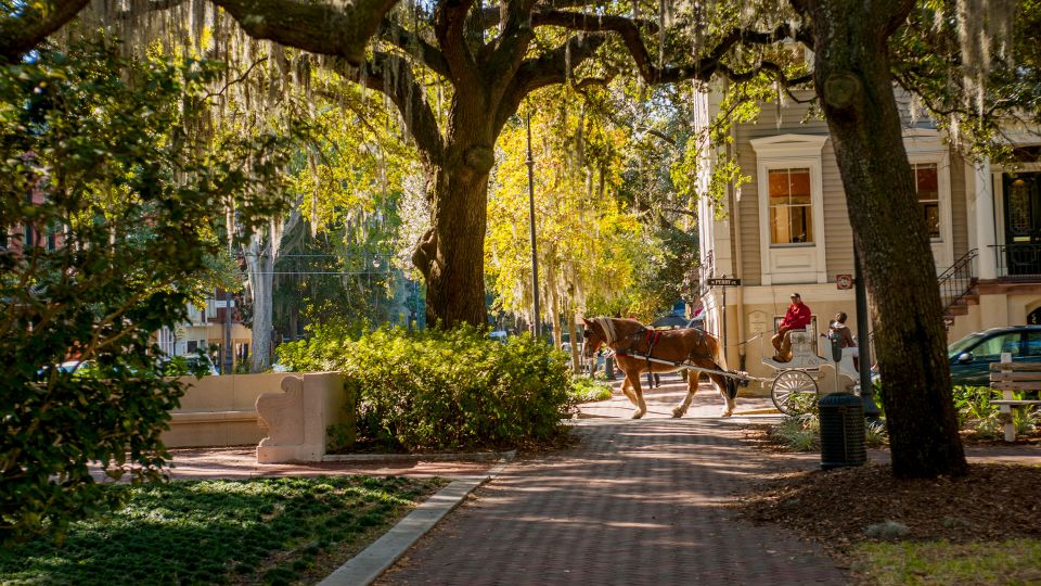 Chippewa Square in the historic district of Savannah is one of 23 green spaces that are genteel oases distinguishing this coastal Georgia city. - Wolfgang Kaehler/LightRocket/Getty Images