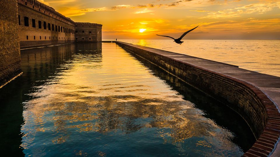 Garden Key in Dry Tortugas, Florida. This archipelago on the southern end of Florida can only be reached by seaplane or boat. - Posnov/Moment RF/Getty Images