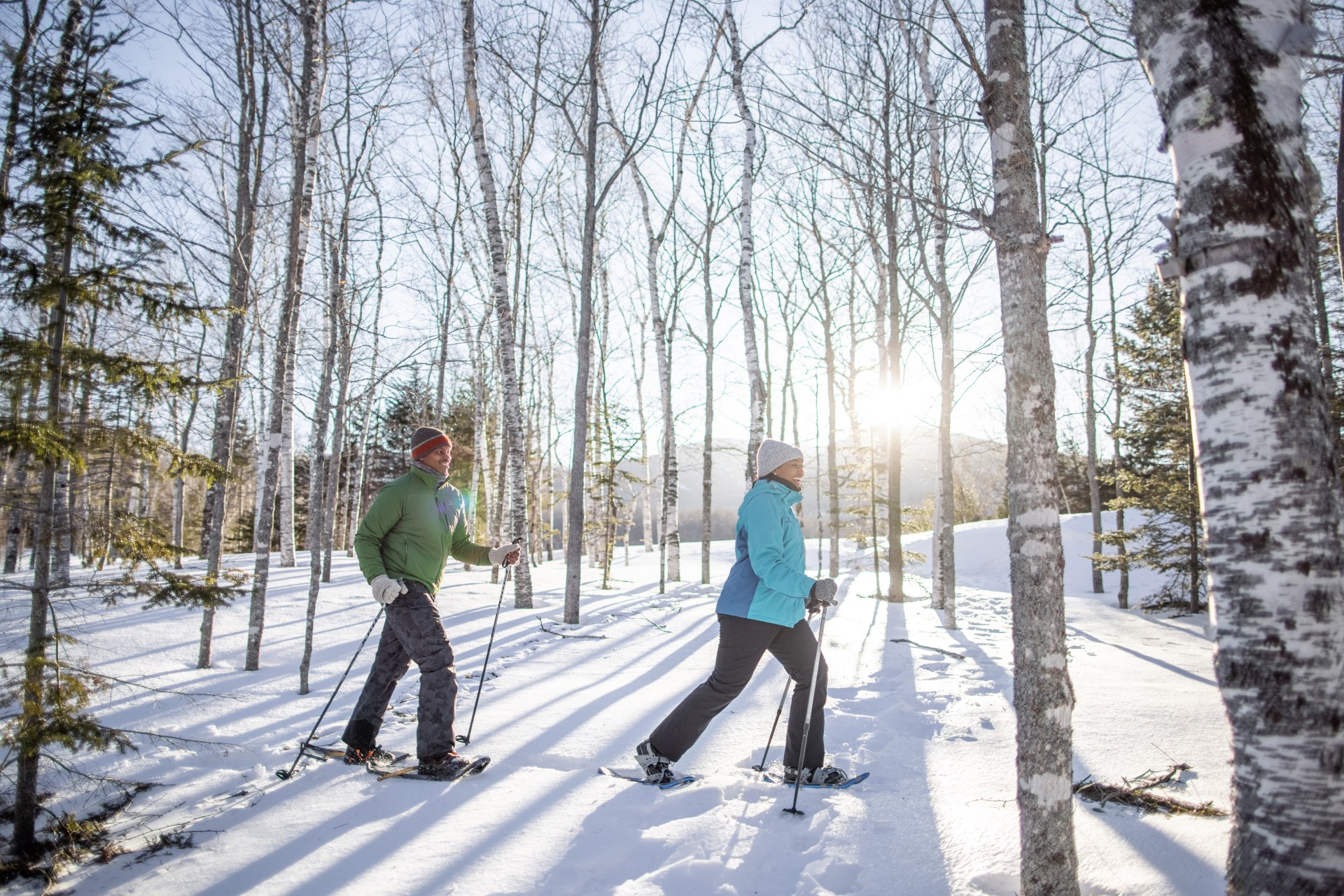 Give snowshoeing a go as a way to see Maine's beauty in the winter