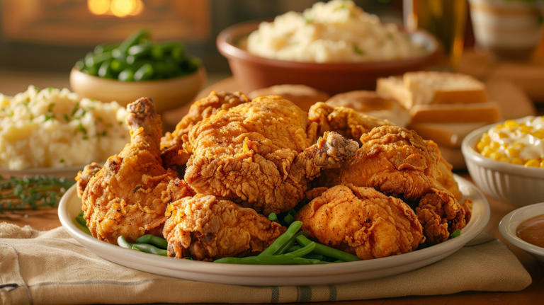 Who invented southern fried chicken?