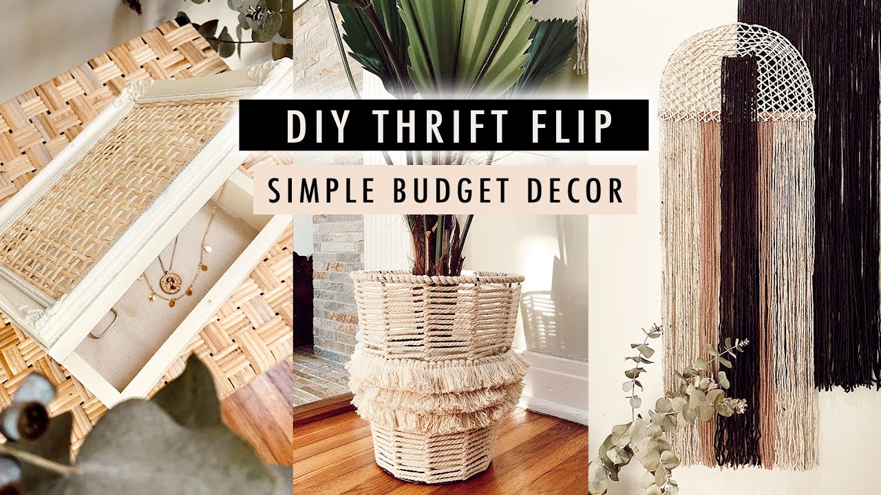 Budget-friendly DIY thrift flip decor ideas for beginners