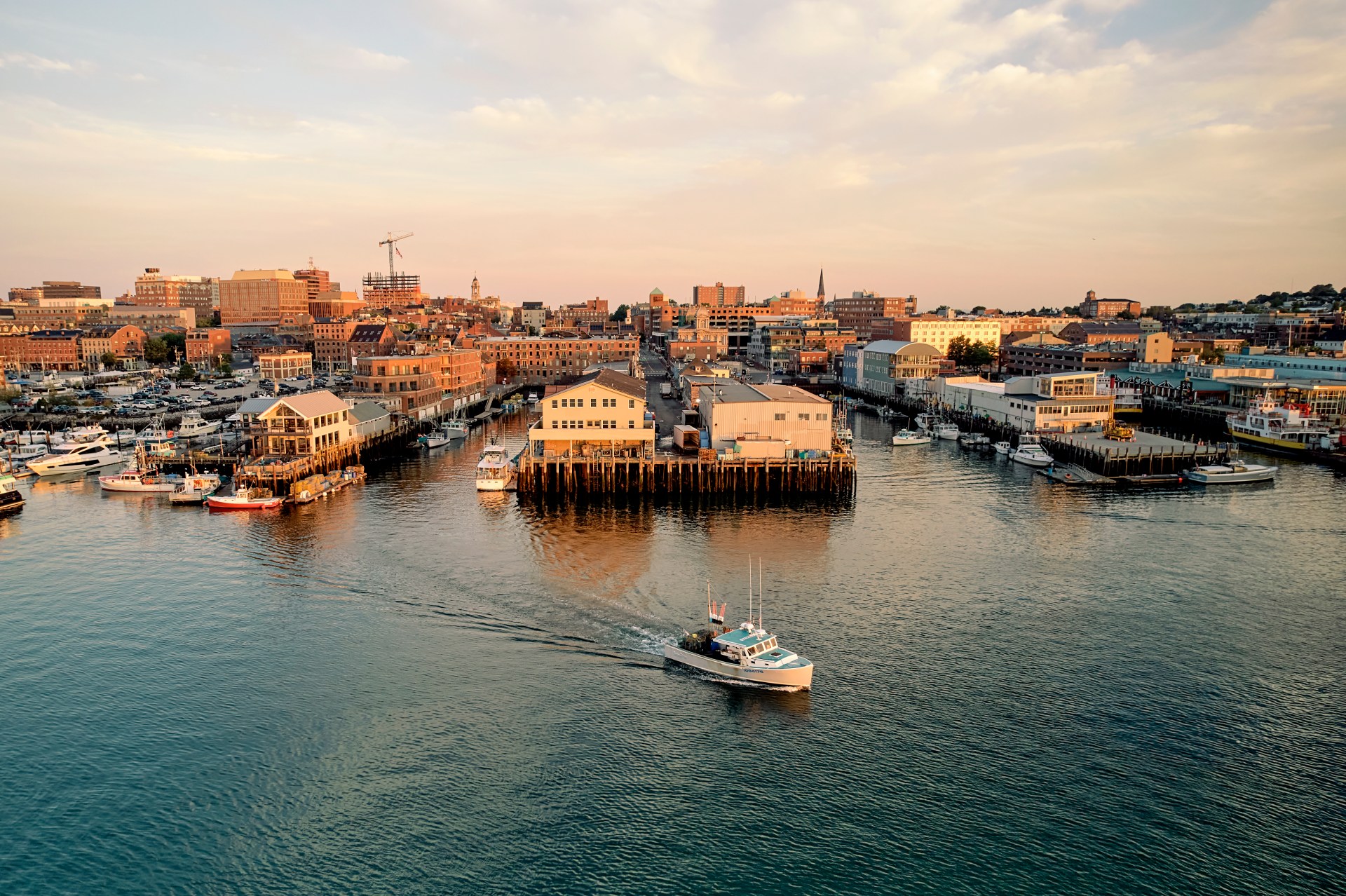 Portland’s scenic harbour is a great place to start for a shot of culture, fabulous food and waterfront charm