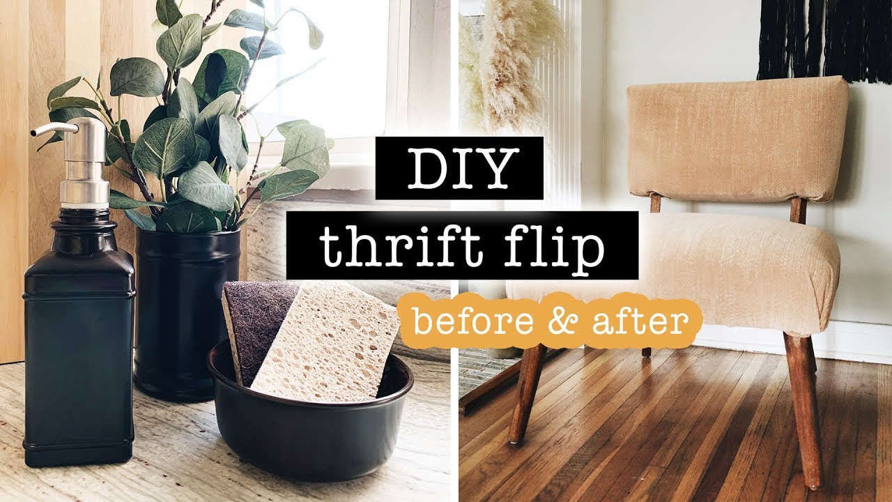 Budget-friendly thrift flip home decor ideas