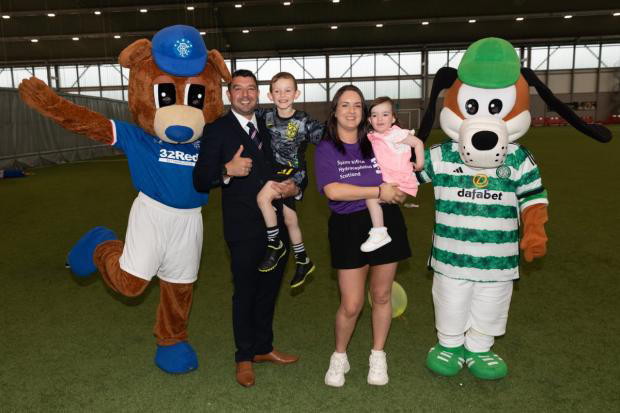 Celtic and Rangers fans' football match raises over £5000 for vital charity