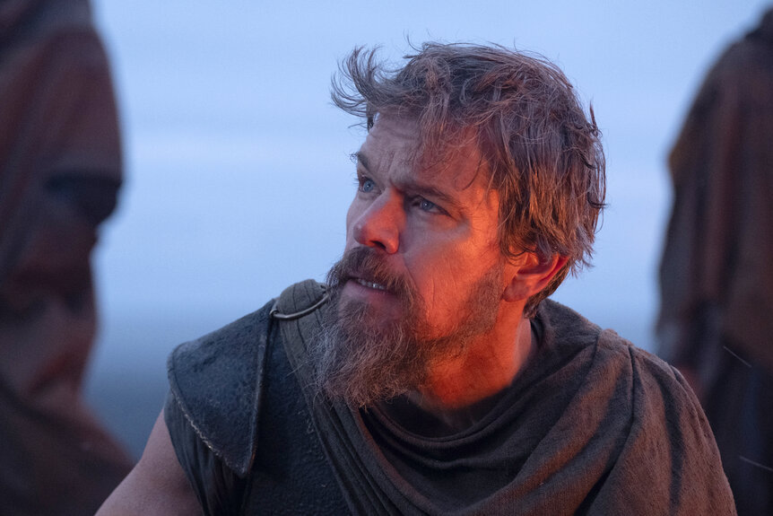 Matt Damon as Odysseus in The Odyssey (2026).