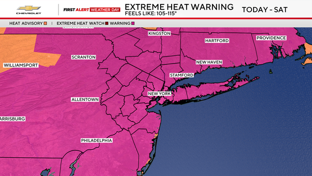 Heat wave starts in NYC and NJ Here's the weather forecast