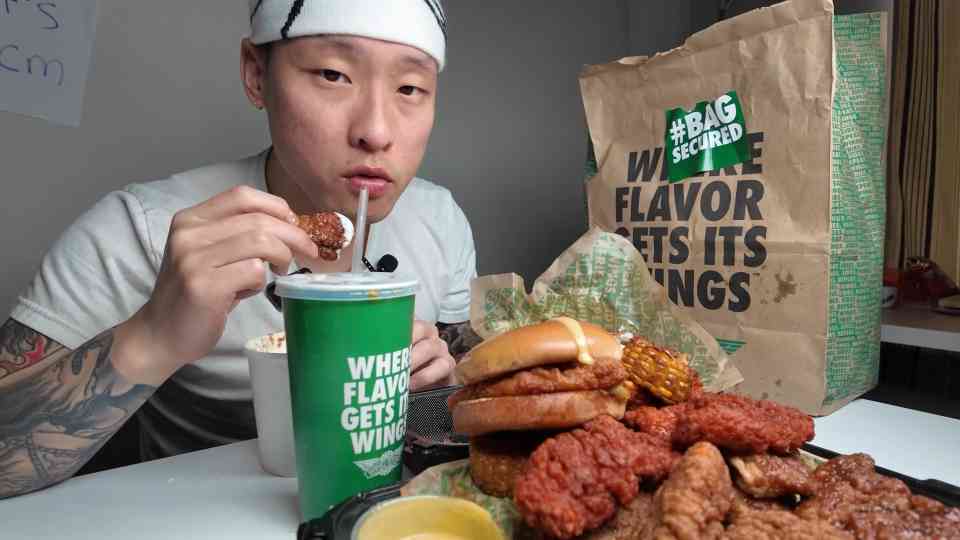 Wingstop mukbang! Part 2