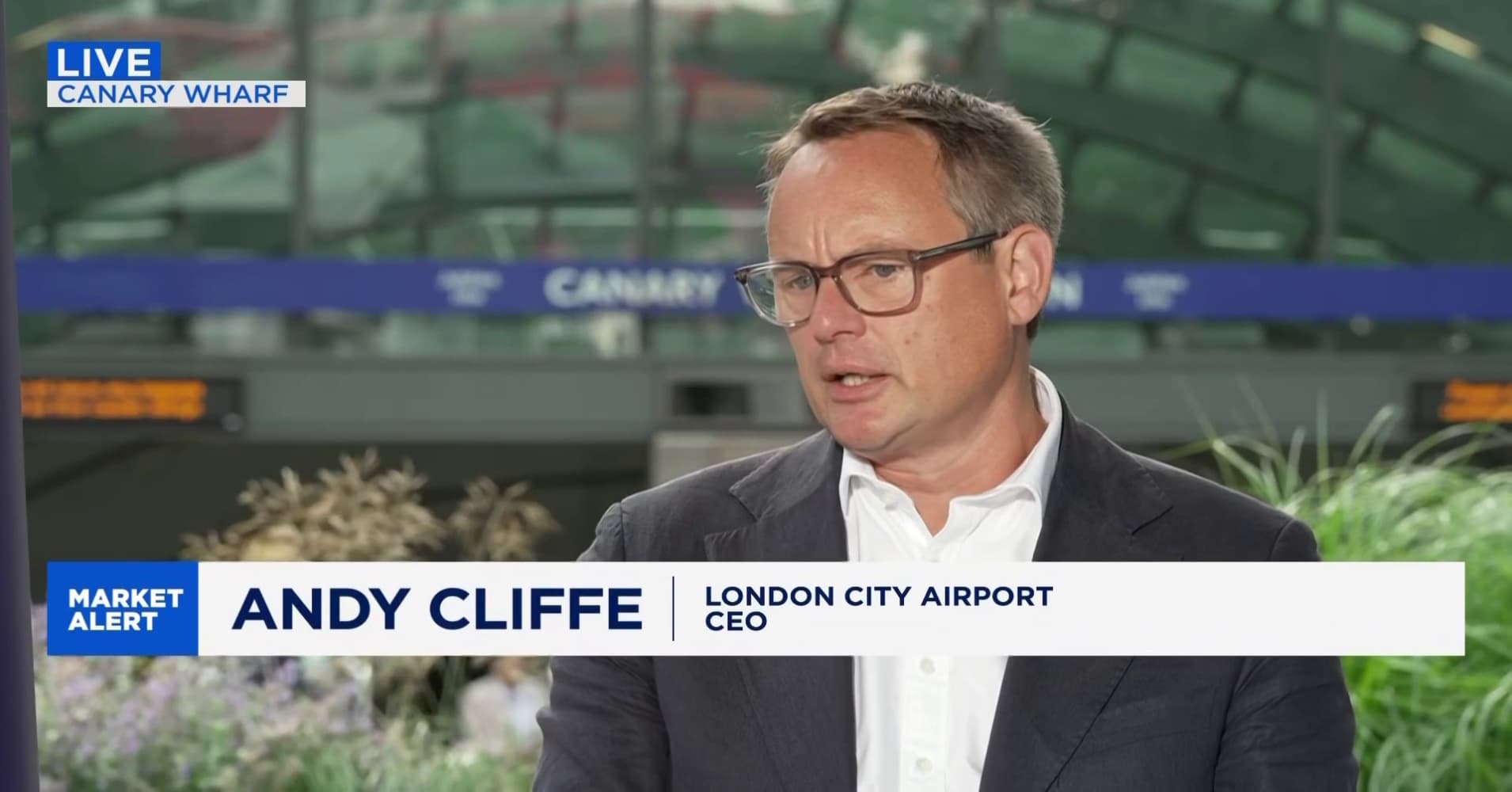 London City Airport CEO: Pre-Covid business travel not fully recovered