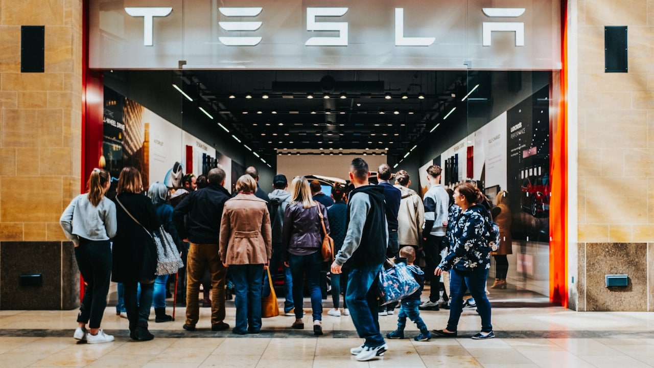 Tesla shares slump even as EV deliveries smash street estimates
